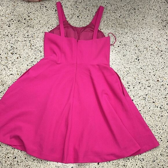 Gianni Bini hot pink mini dress 2 beaded multicolor stones - Picture 8 of 8